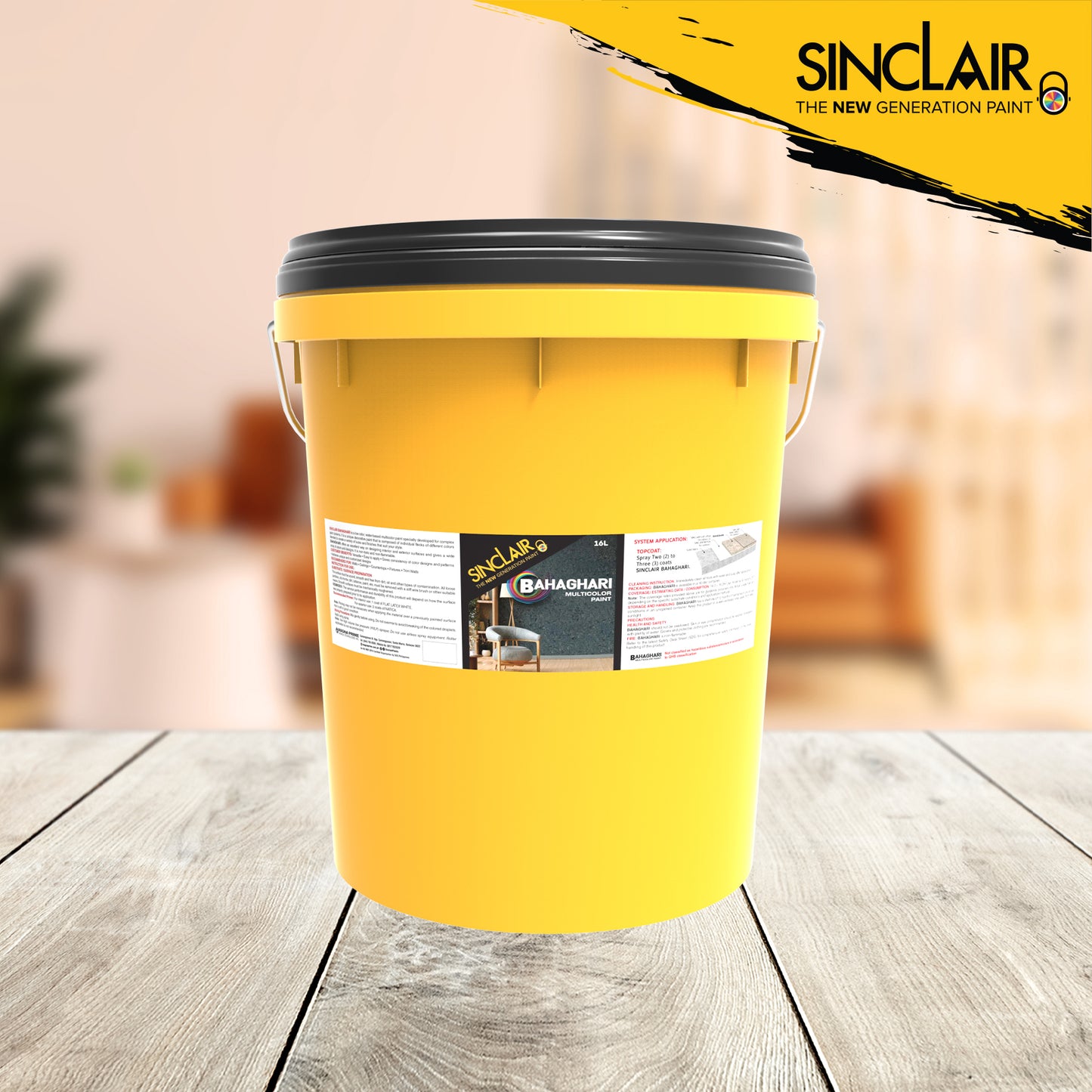 SINCLAIR BAHAGHARI MULTI COLOR PAINT (DUSK- 16L)