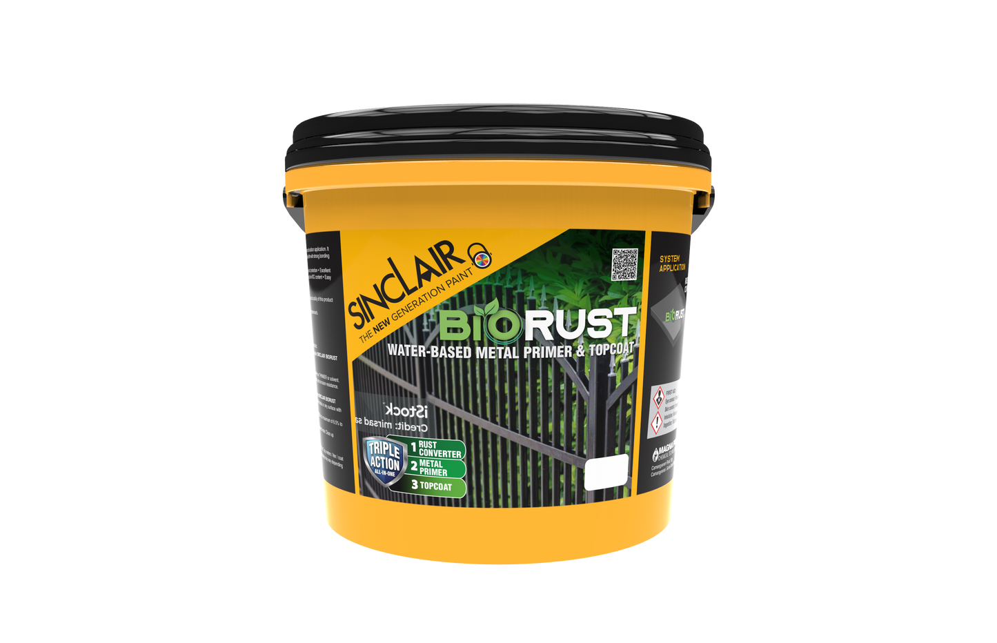SINCLAIR BIORUST 4L WATER-BASED METAL PRIMER AND TOPCOAT