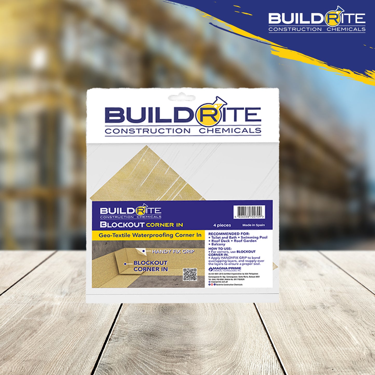 BUILDRITE BLOCKOUT CORNER IN