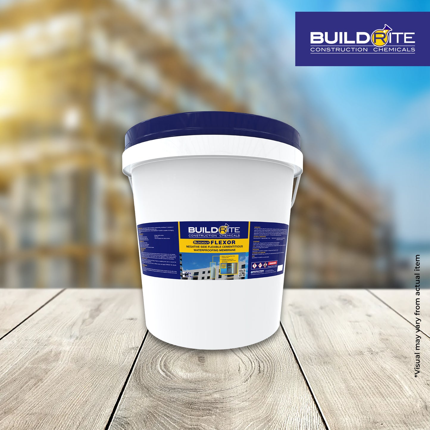 BUILDRITE BLOCKOUT FLEXOR - Negative Side Flexible Cementitious Waterproofing 2K
