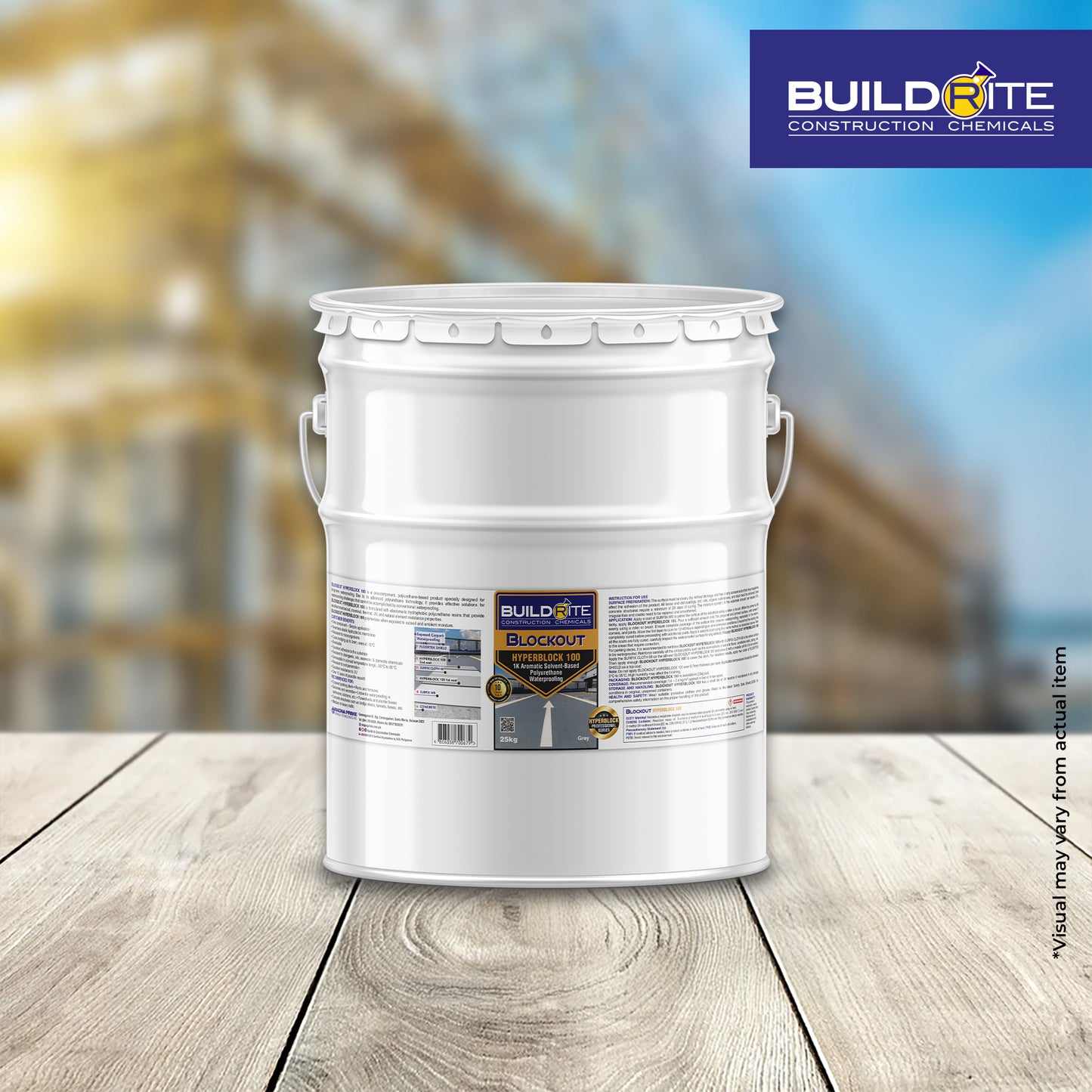 BUILDRITE HYPERBLOCK 100 - 1K Aromatic Solvent-Based Polyurethane Waterproofing
