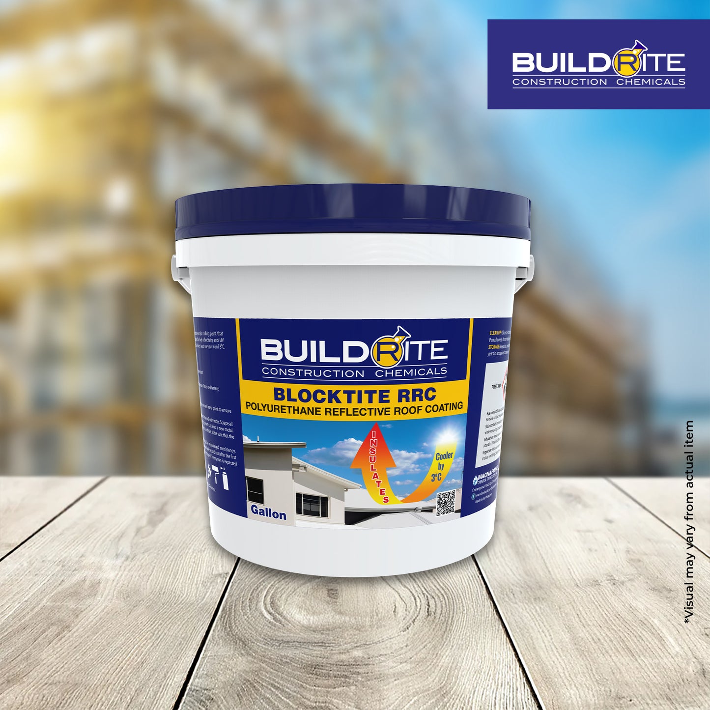 BUILDRITE BLOCKTITE RRC - Polyurethane Reflective Roof Coating