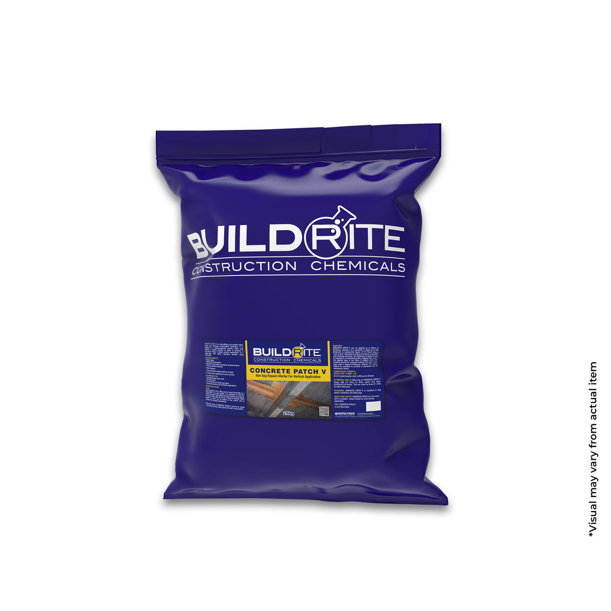 BUILDRITE CONCRETE PATCH V - Non-sag Repair Mortar for Vertical Application