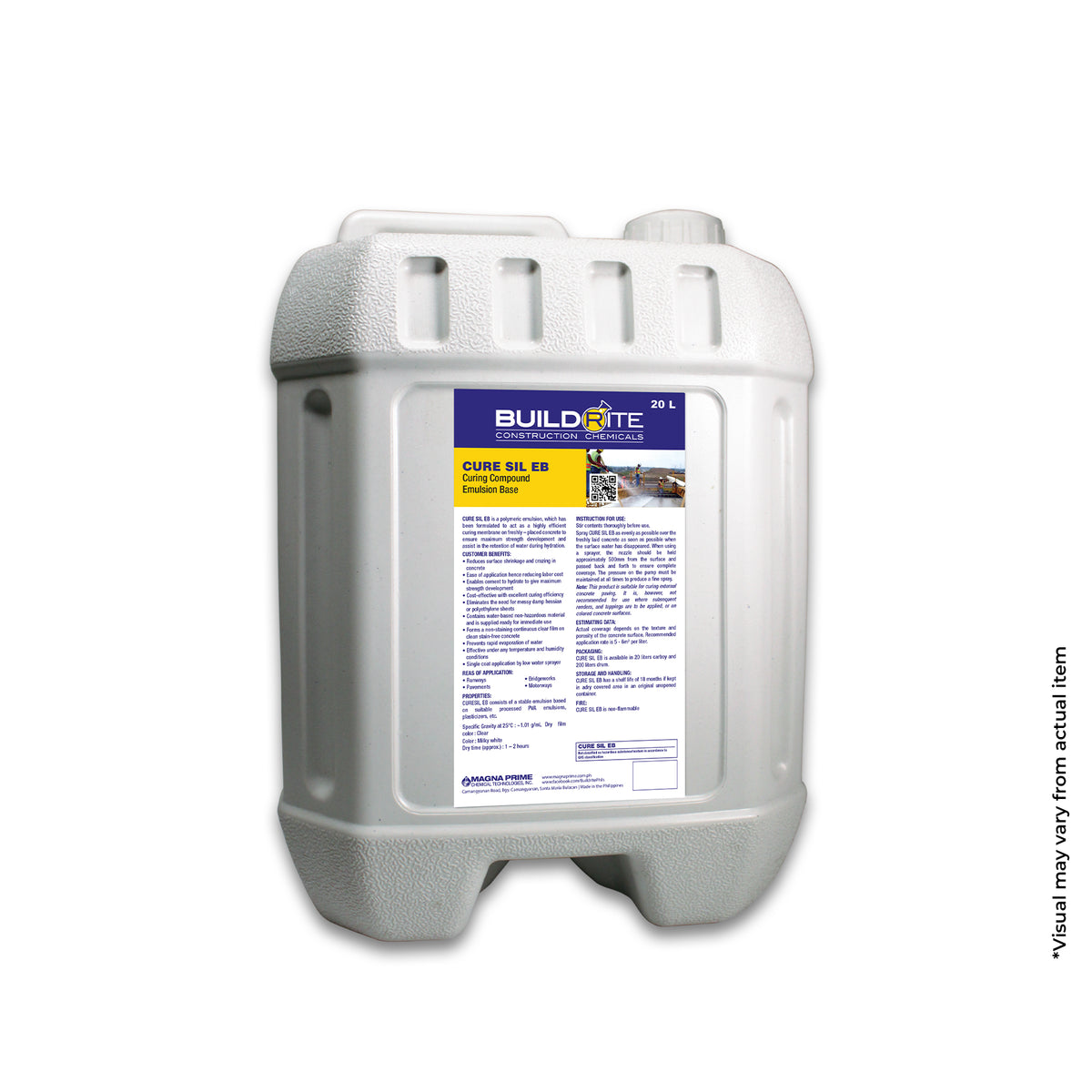 BUILDRITE CURESIL EB - Curing Compound Emulsion Base