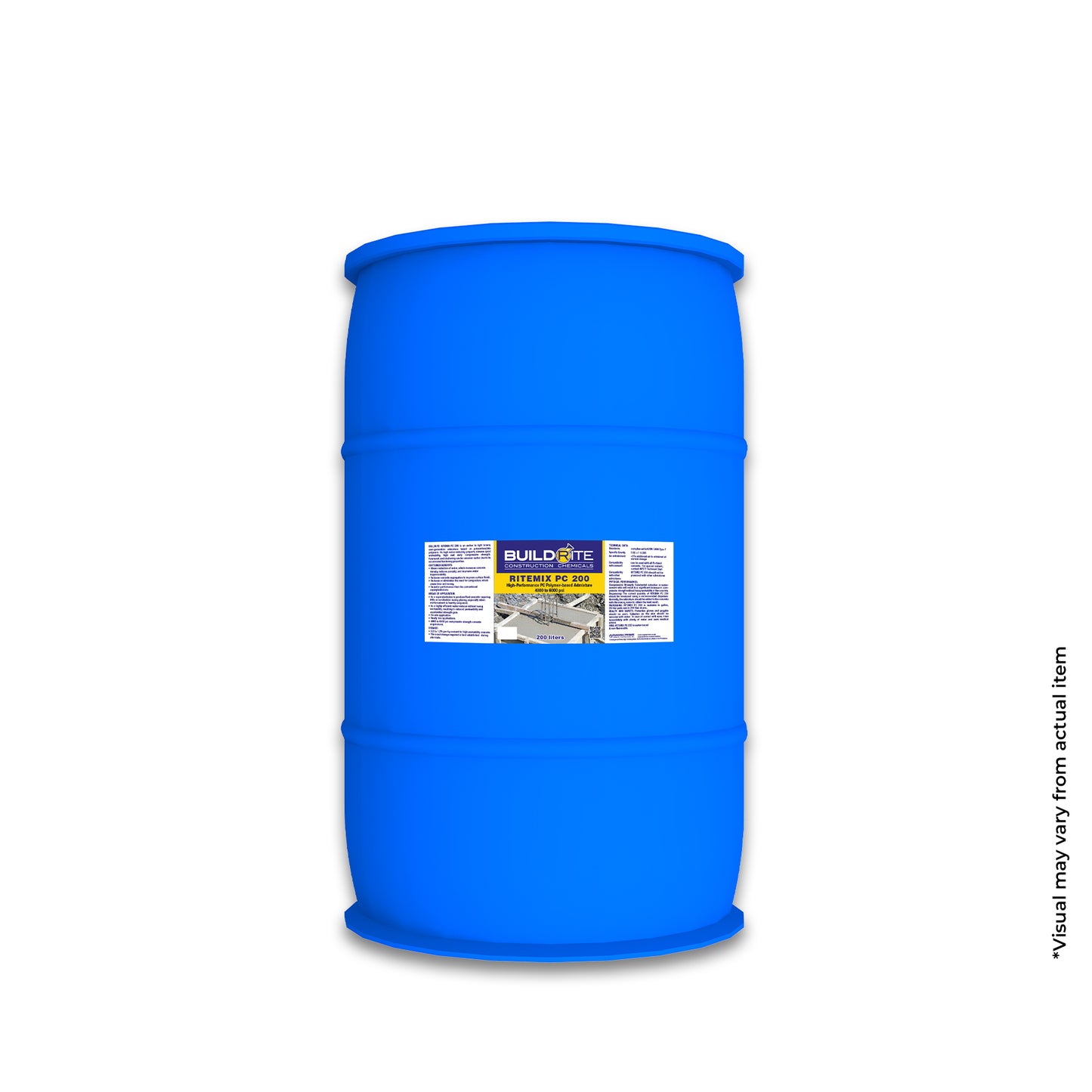 BUILDRITE RITEMIX PC 200 - High-Performance PC Polymer-based Admixture for 4,000-6,000 psi