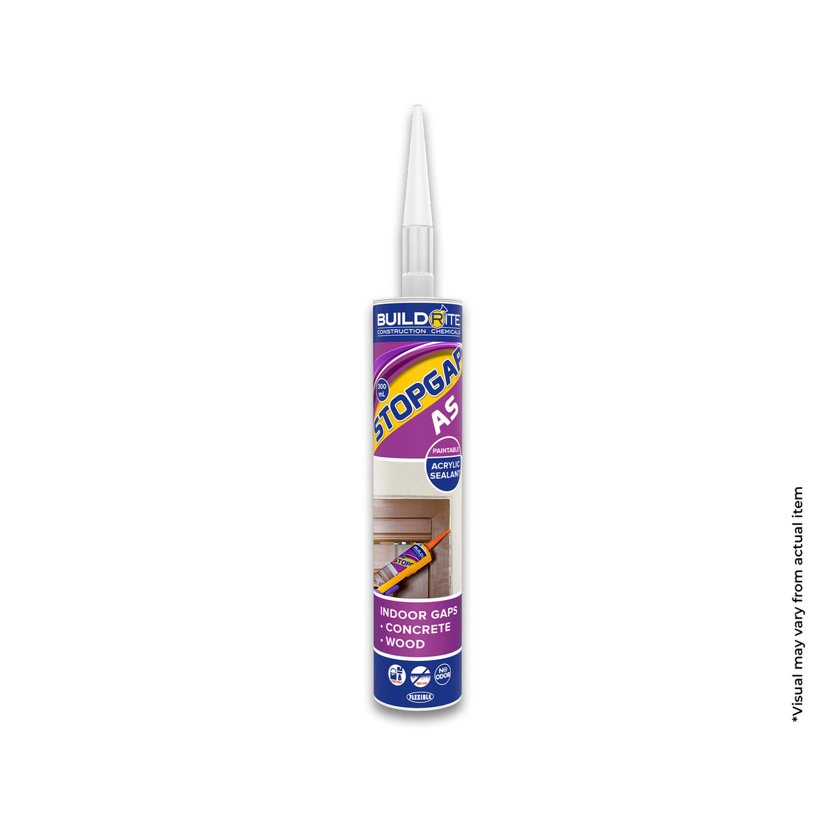 BUILDRITE STOPGAP AS - Acrylic Sealant for Indoor Gaps