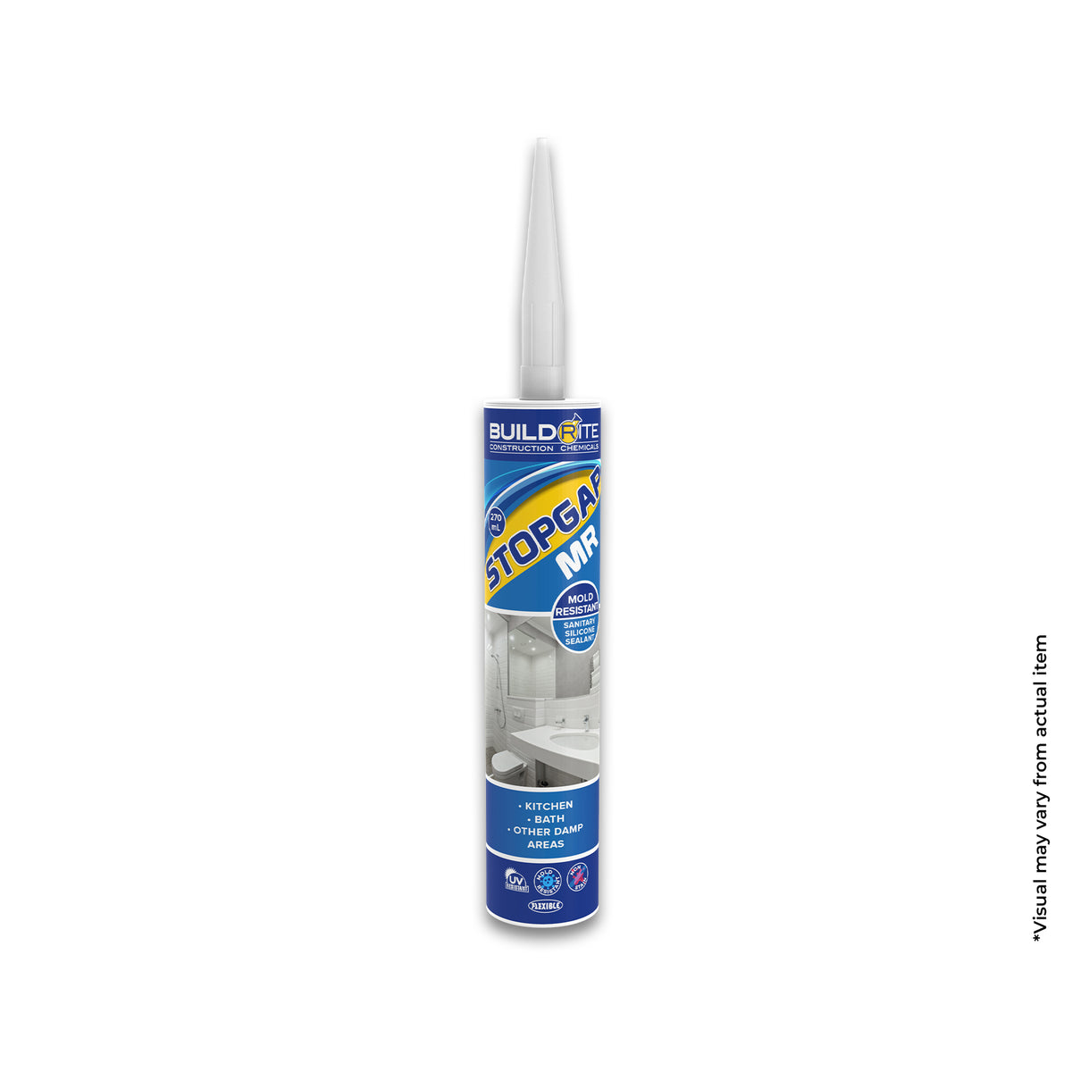 BUILDRITE STOPGAP MR - Mold Resistant Sanitary Solicone Sealant