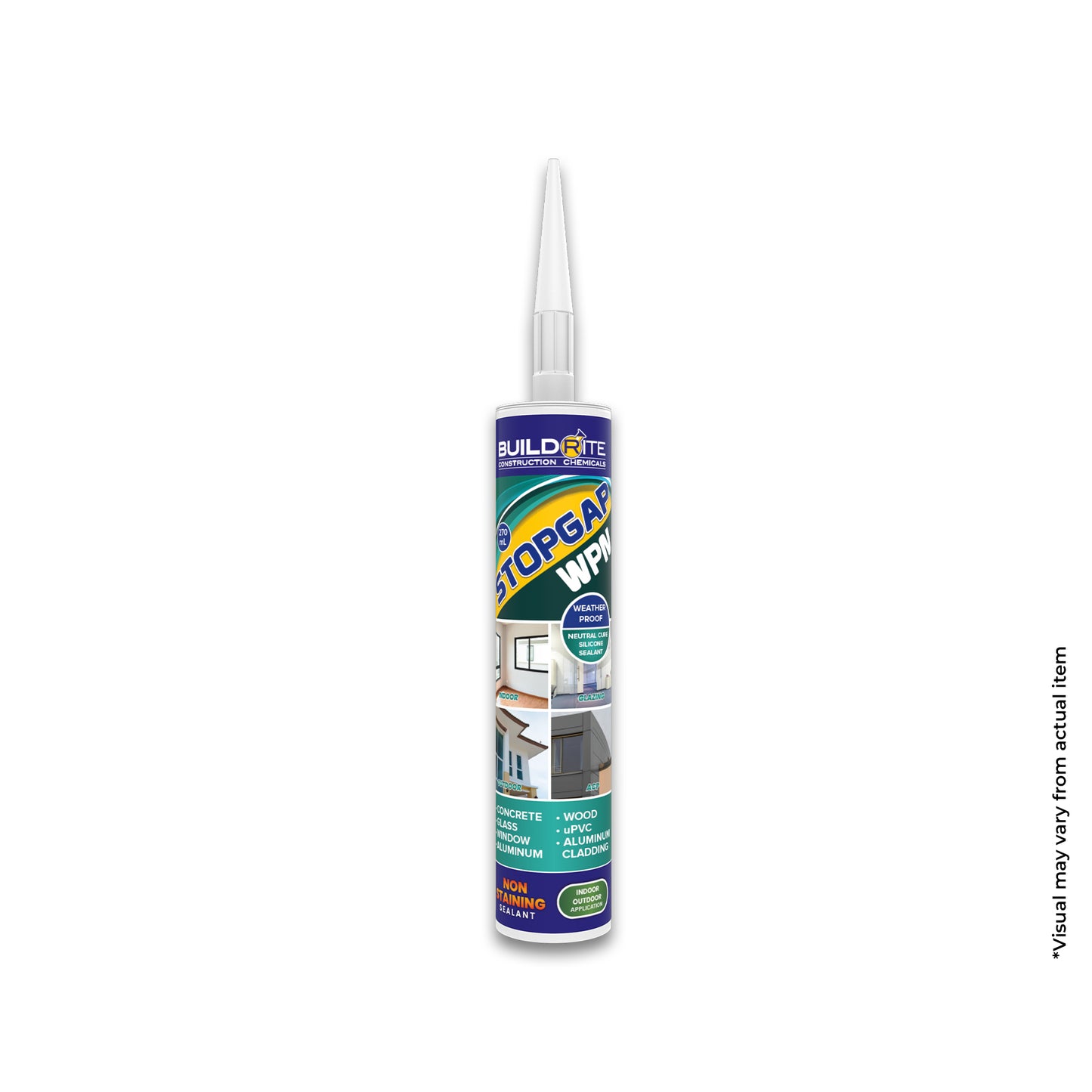 BUILDRITE STOPGAP WPN - Weatherproof Neutral Cure Silicone Sealant
