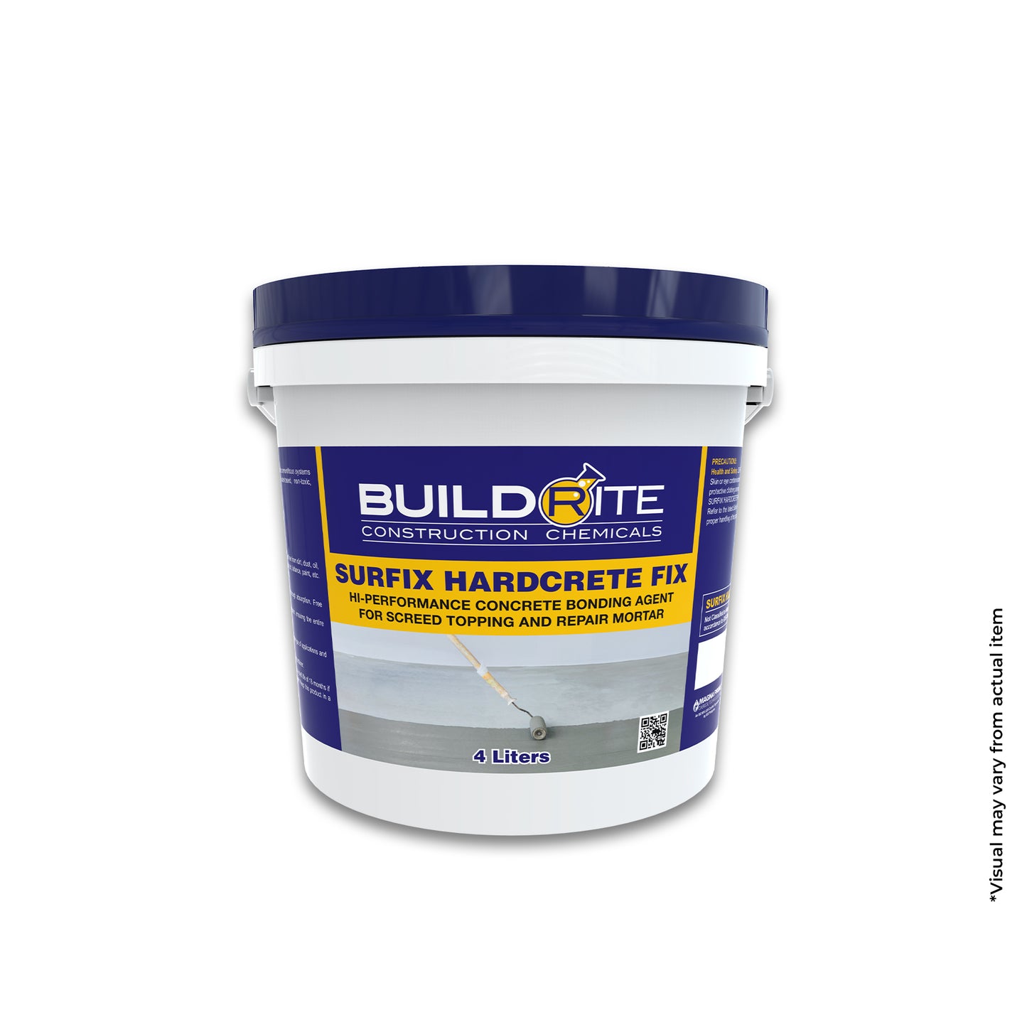 BUILDRITE SURFIX HARDCRETE FIX 4L - Hi-Performance Concrete Bonding Agent for Screed Topping and Repair Mortar