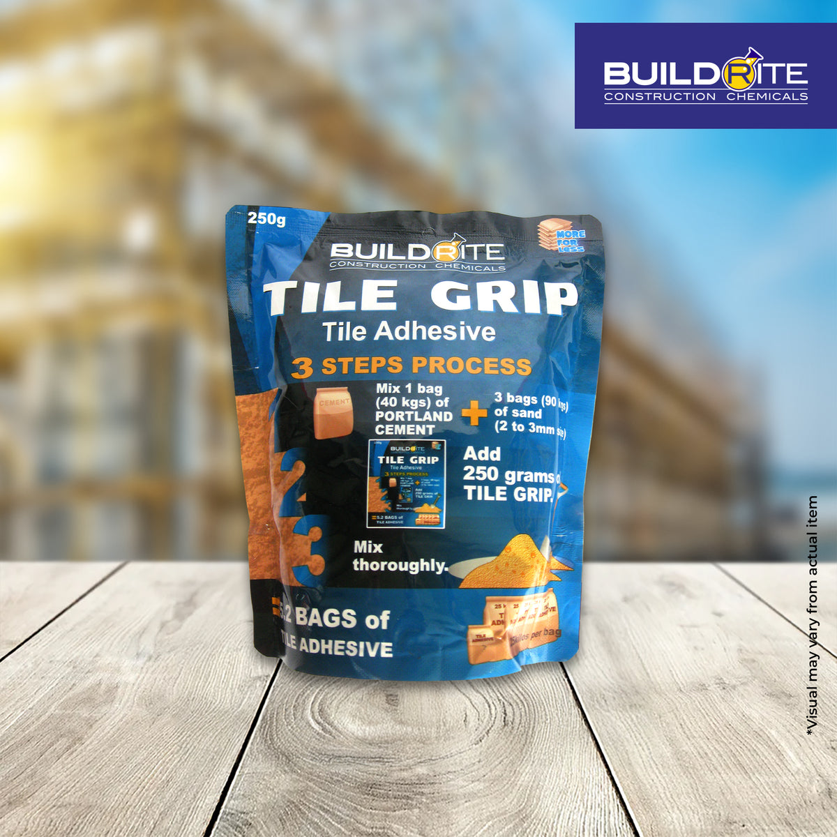 BUILDRITE TILE GRIP - Ceramic Tile Adhesive Additive