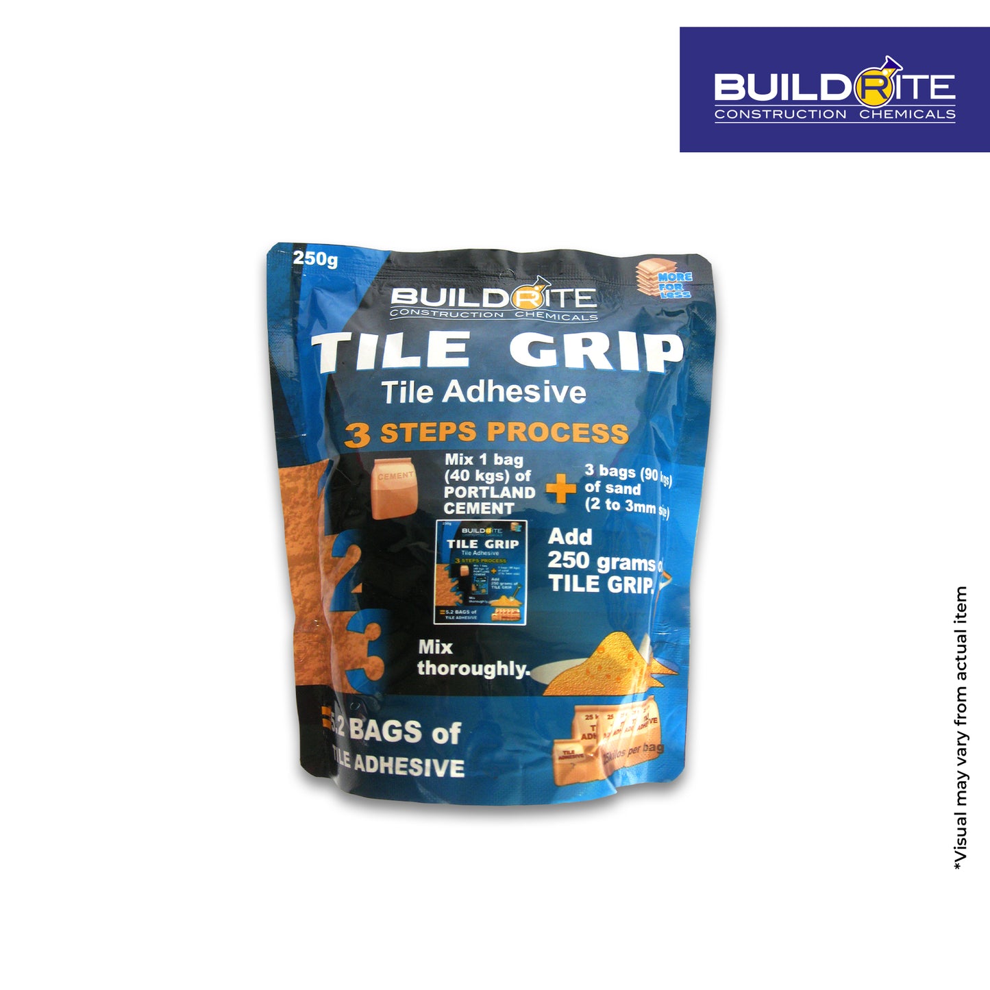 BUILDRITE TILE GRIP - Ceramic Tile Adhesive Additive
