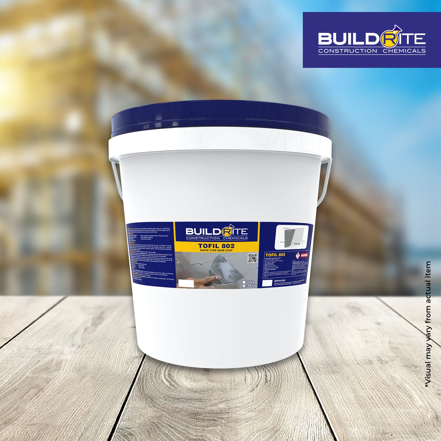 BUILDRITE TOFIL 802 - Paste-Type Skim Coat