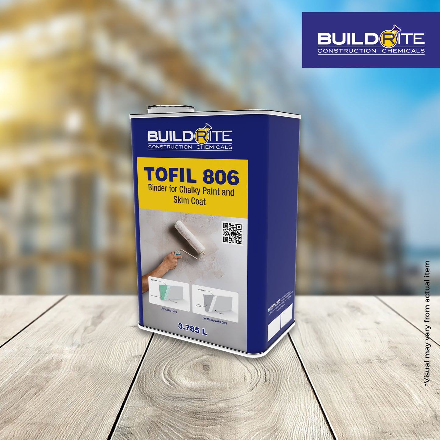 BUILDRITE TOFIL 806 - Water-Based Binder for Chalky Paint and Skim Coat