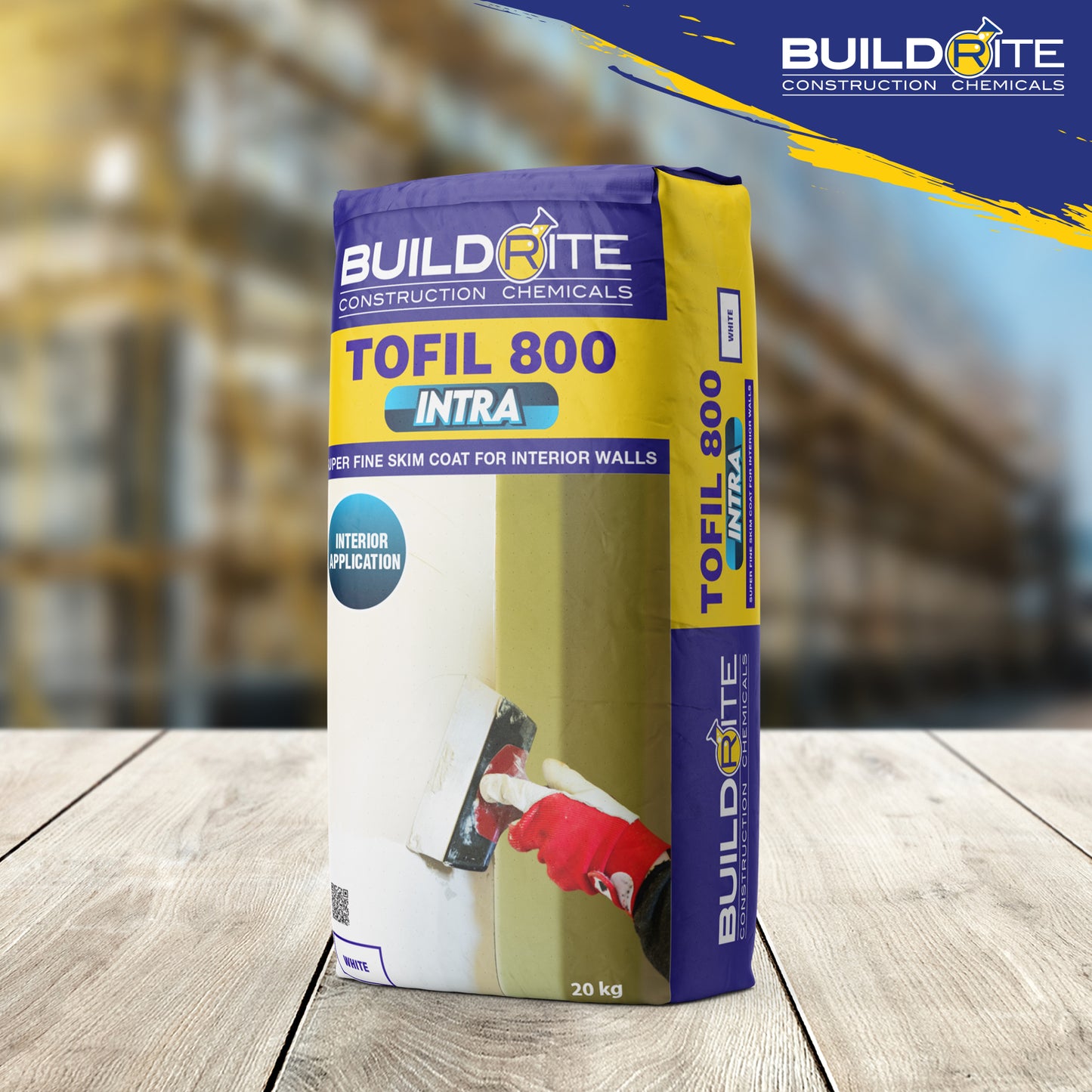 BUILDRITE TOFIL 800 INTRA 20kg/bag (White)