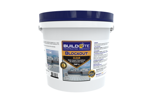 BUILDRITE BLOCKOUT CLEAR Water-based Polyurethane Tile Waterproofer Clear
