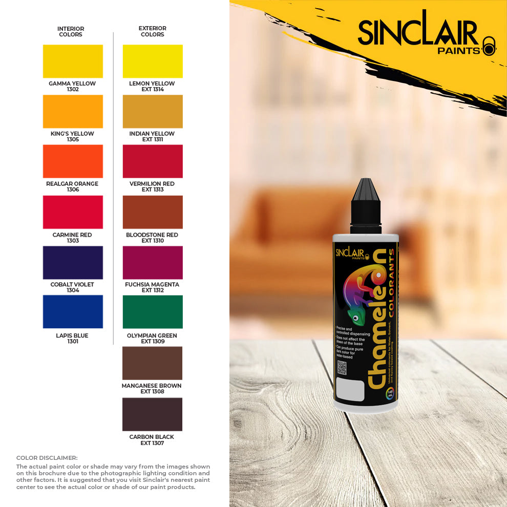 SINCLAIR CHAMELEON COLORANTS