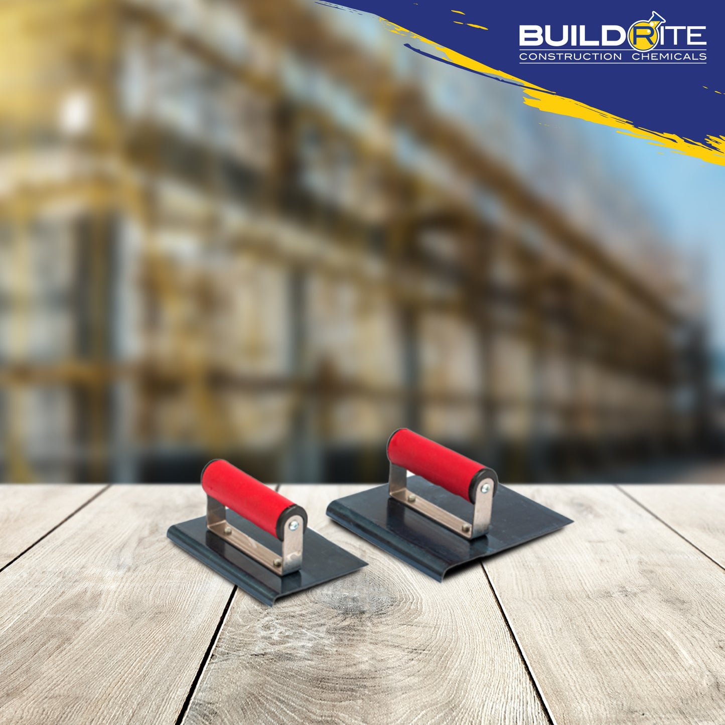 BUILDRITE SPECIALTY TOOLS BLUE STEEL CONCRETE HAND EDGER