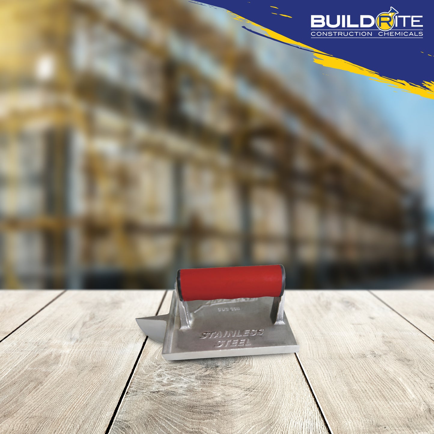 BUILDRITE SPECIALTY STAINLESS CONCRETE HAND GROOVER