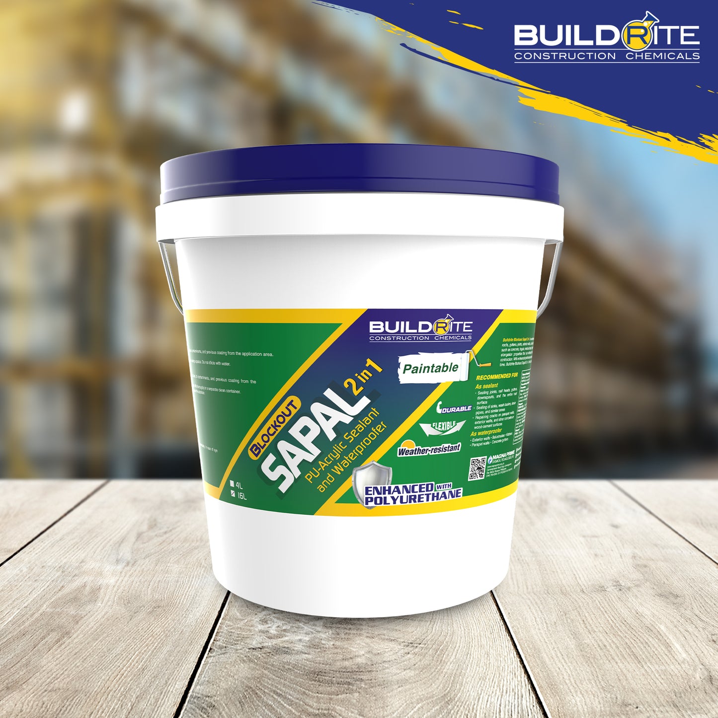 BLOCKOUT SAPAL 2 IN 1 with PU(16 Liter)