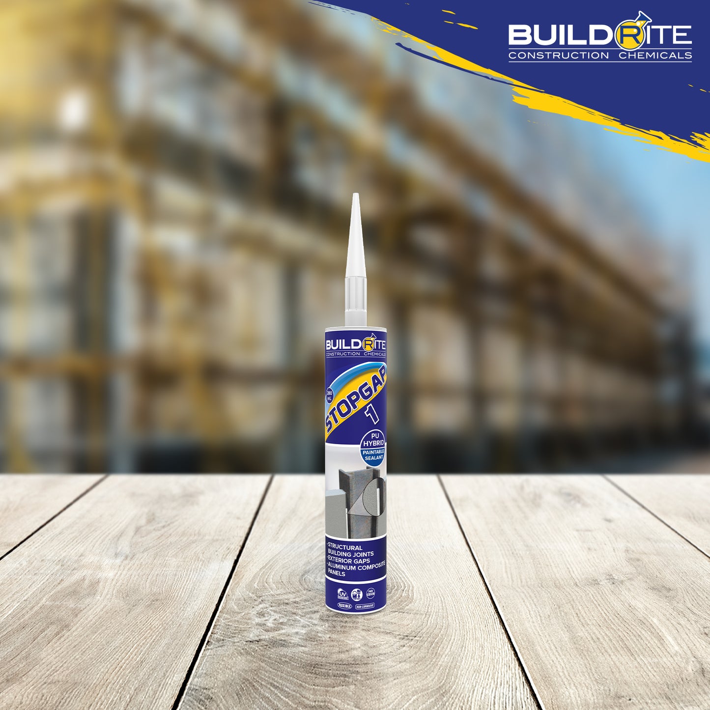 BUILDRITE STOPGAP 1 280ml (White)