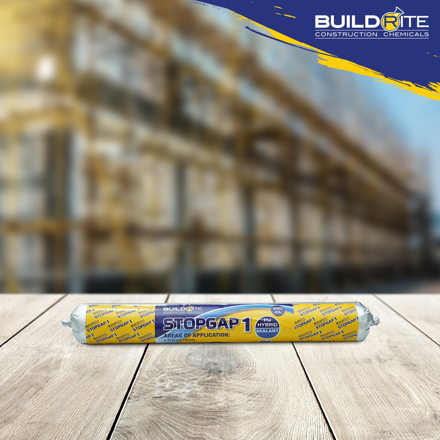 BUILDRITE STOPGAP 1 600ML (White)