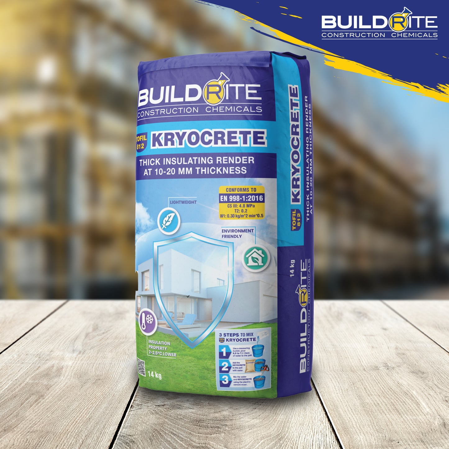 TOFIL 812 KRYOCRETE - READY MIX INSULATING PLASTER