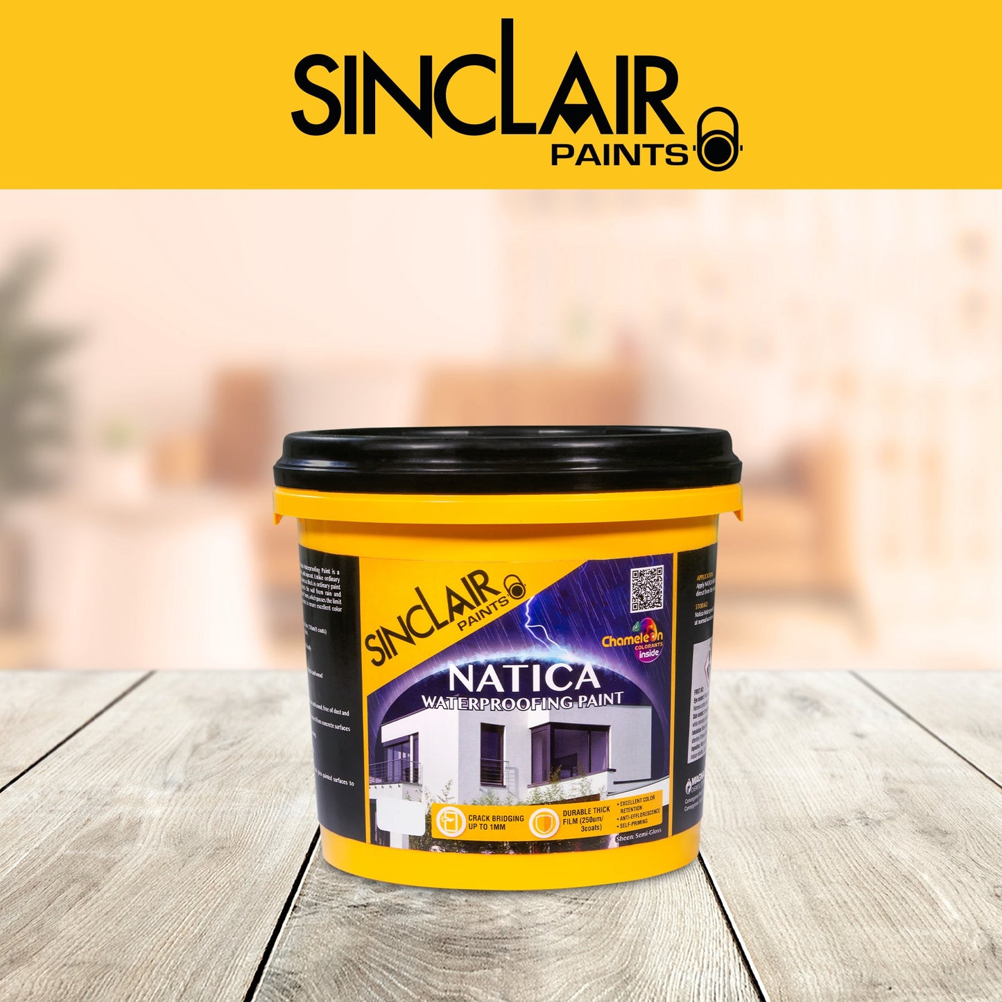 SINCLAIR NATICA WATERPROOFING PAINT Pale Nile 2618P