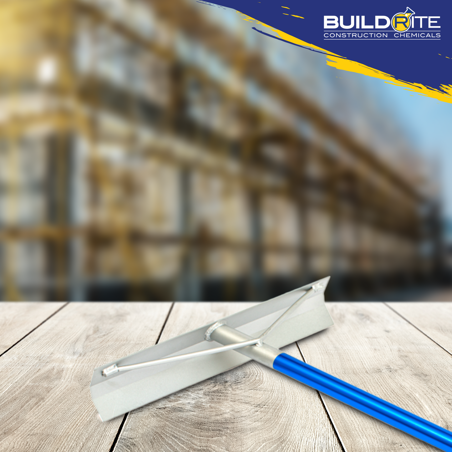 BUILDRITE SPECIALTY TOOLS ANODIZED BLUE CONCRETE ALUMINUM PLACER