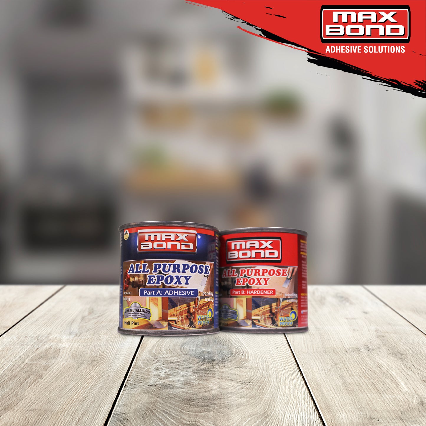 MAX BOND All Purpose Epoxy (Half Pint Set)