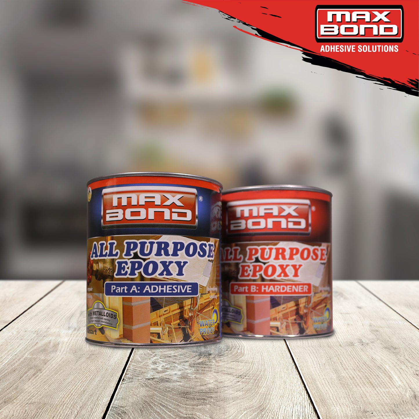 MAX BOND All Purpose Epoxy (Quart Set)