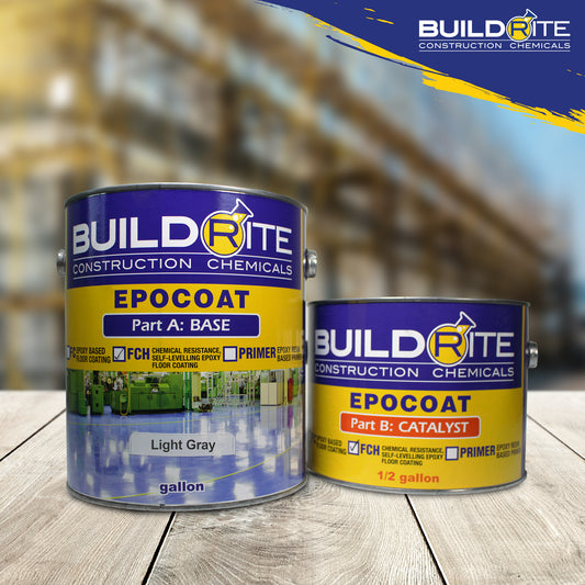 BUILDRITE FLOORTEK FCH (Light Gray) 3.8 Kg set