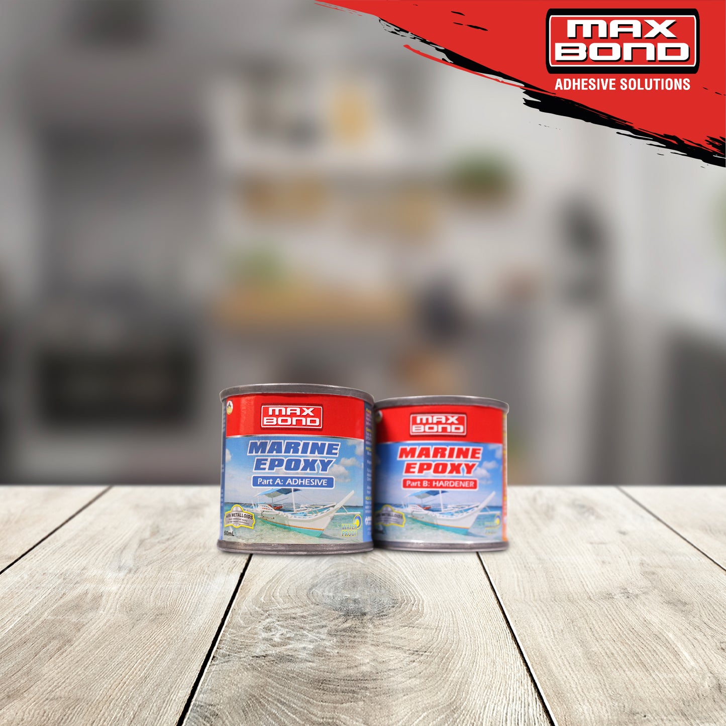 MAX BOND MARINE EPOXY (60ml Set)
