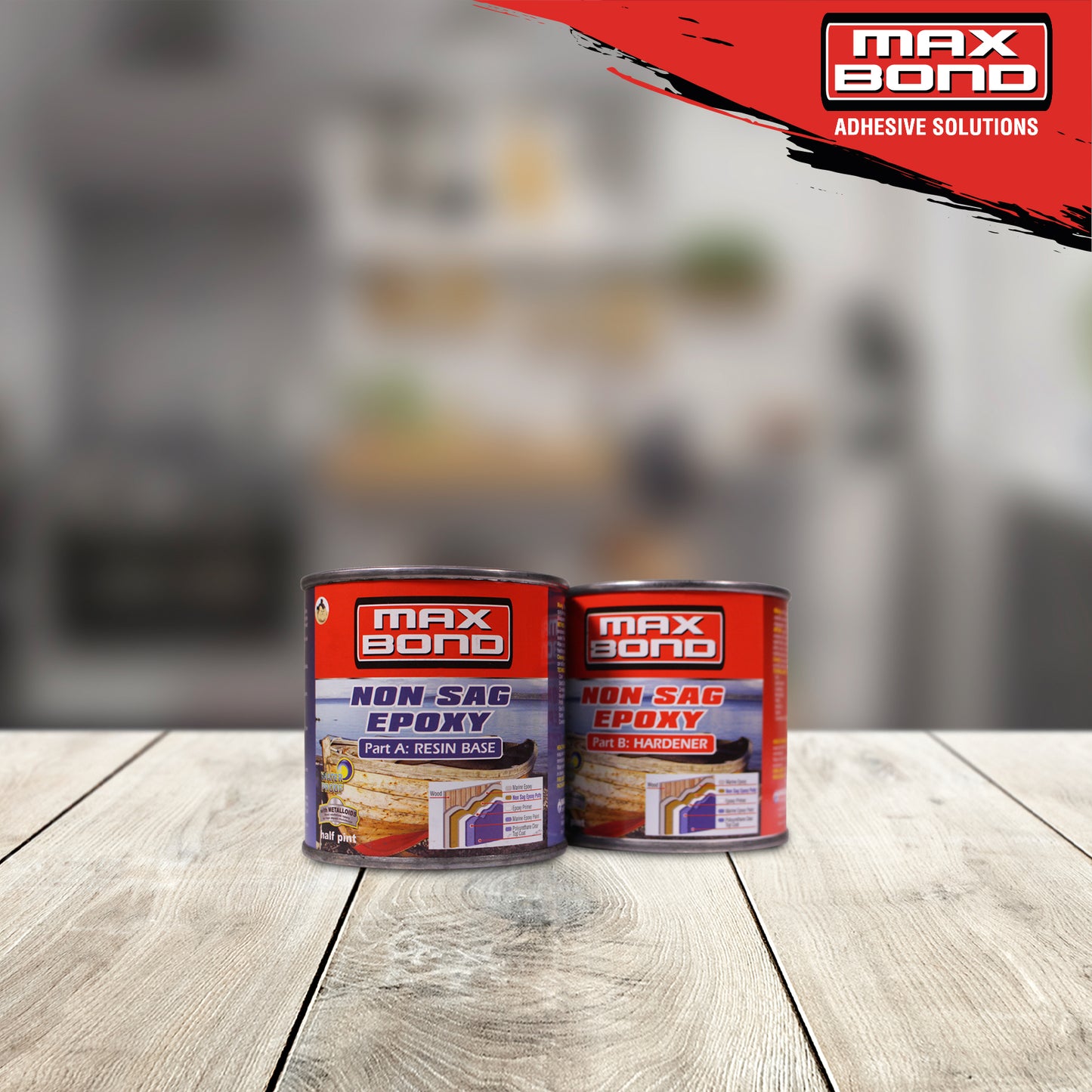 MAX BOND NON SAG EPOXY (Half Pint Set)