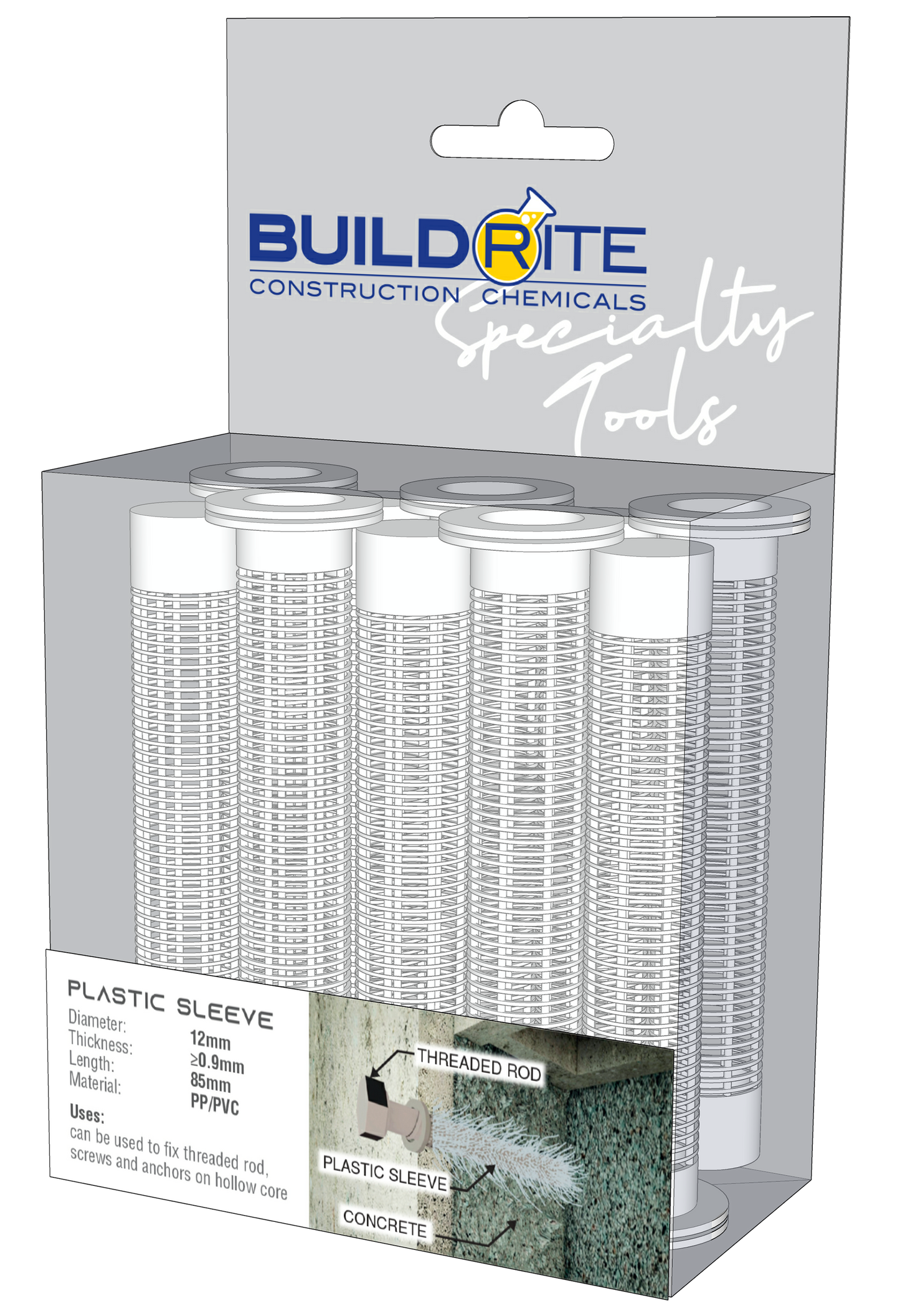 BUILDRITE SPECIALTY TOOLS PLASTIC SLEEVE (10pcs)