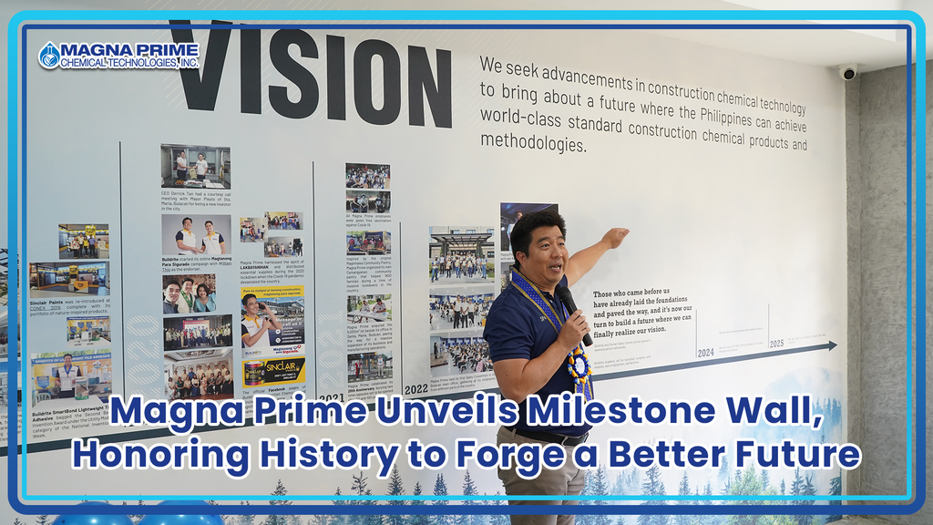 Magna Prime Unveils Milestone Wall, Honoring History to Forge a Better Future