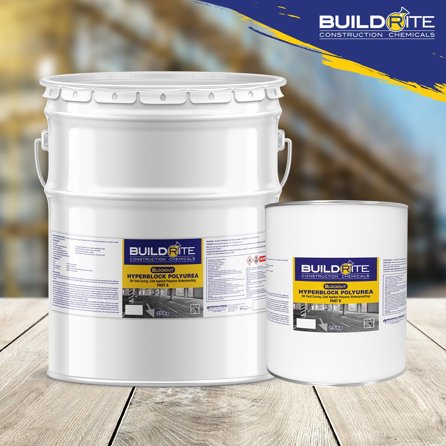 BLOCKOUT HYPERBLOCK POLYUREA Gallon Set (26.5kg Per Set)