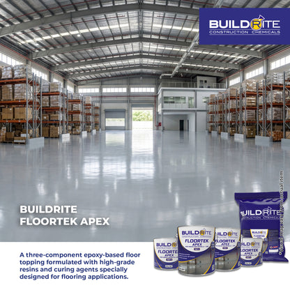BUILDRITE FLOORTEK APEX - Epoxy Mortar Floor Coating 0.5 – 1.5 mm