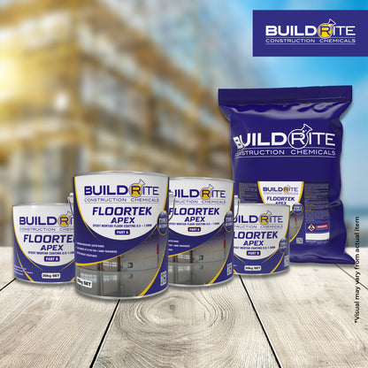 BUILDRITE FLOORTEK APEX - Epoxy Mortar Floor Coating 0.5 – 1.5 mm