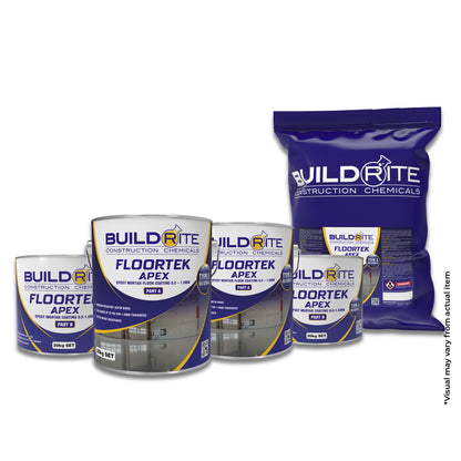 BUILDRITE FLOORTEK APEX - Epoxy Mortar Floor Coating 0.5 – 1.5 mm