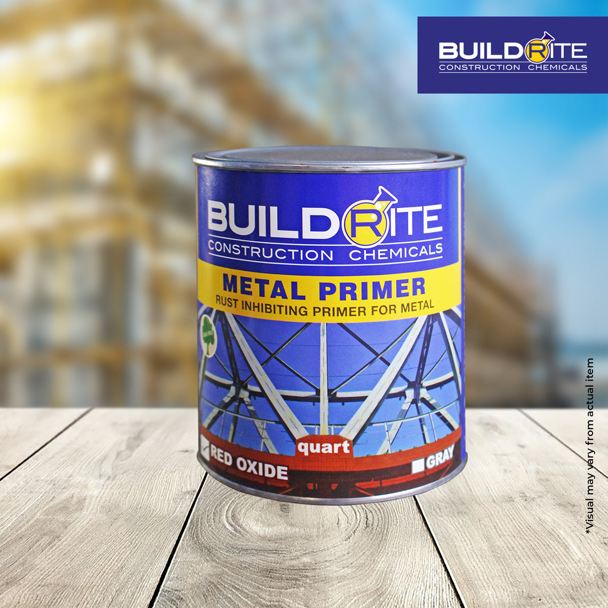 BUILDRITE METAL PRIMER GRAY - Solvent Mixture for Epoxy