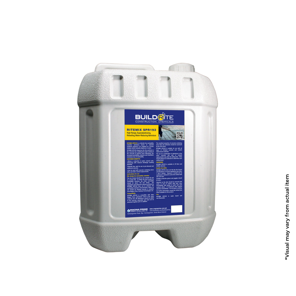 BUILDRITE RITEMIX SPR 193 - Ligno Plasticizer & Retarder