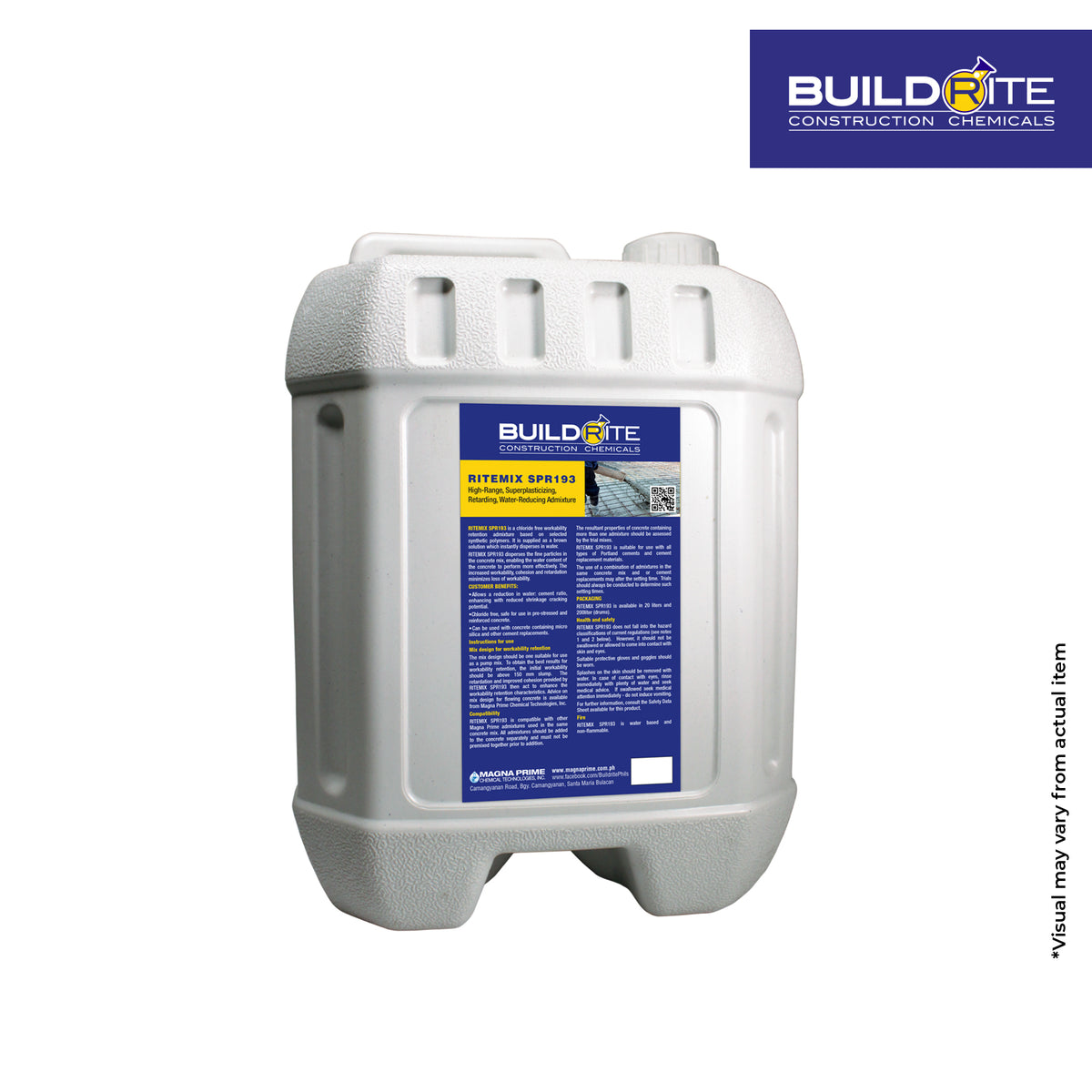 BUILDRITE RITEMIX SPR 193 - Ligno Plasticizer & Retarder