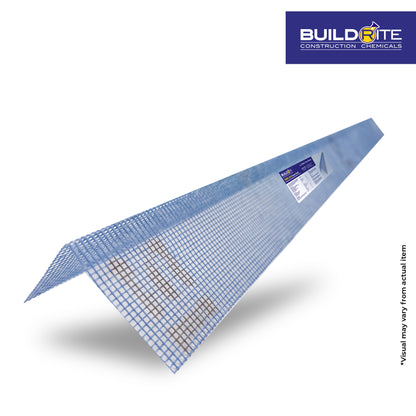 BUILDRITE TOFIL 816 CORNER GUARD - Alkali-Resistant Coated Fiberglass Mesh with PVC Corner Bead