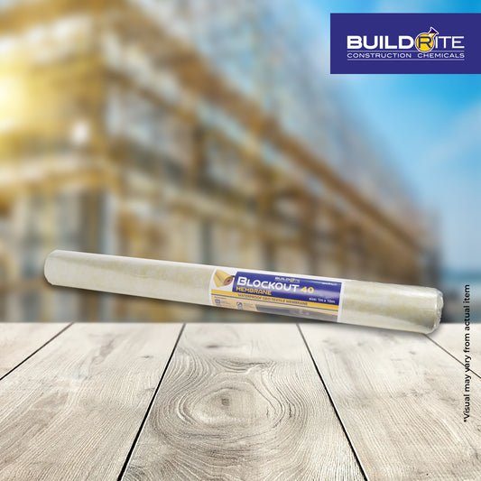 BUILDRITE BLOCKOUT 40 MEMBRANE 1M x 10M - Waterproof Geo-Textile Membrane