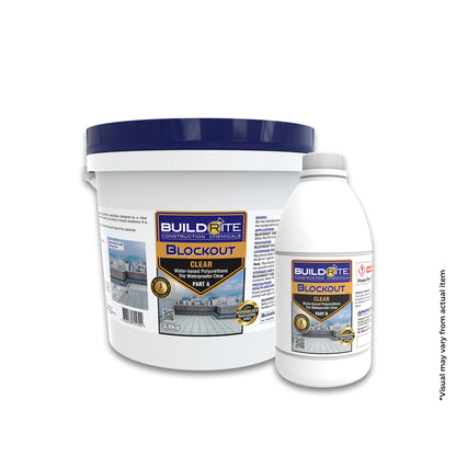 BUILDRITE BLOCKOUT CLEAR - Water-Based Polyurethane Tile Waterproofer Clear