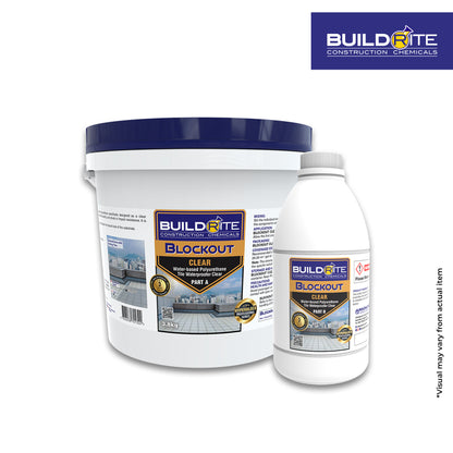 BUILDRITE BLOCKOUT CLEAR - Water-Based Polyurethane Tile Waterproofer Clear