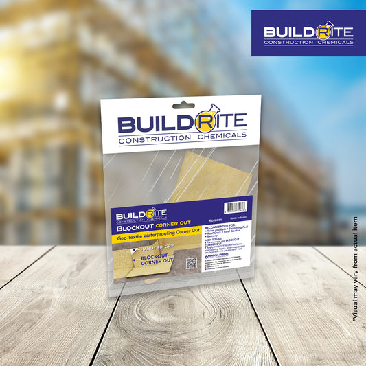 BUILDRITE BLOCKOUT CORNER OUT - Geo-Textile Waterproofing Corner Out