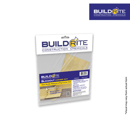 BUILDRITE BLOCKOUT CORNER OUT - Geo-Textile Waterproofing Corner Out