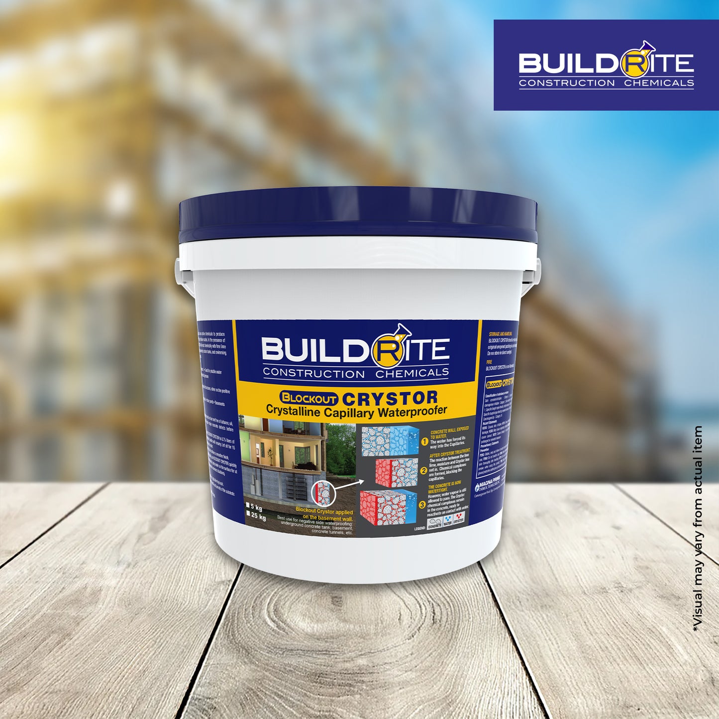 BUILDRITE BLOCKOUT CRYSTOR - Crystalline Capillary Waterproofer