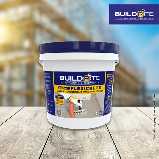 BUILDRITE BLOCKOUT FLEXICRETE - Flexible Waterproofer for Toilet and Bath